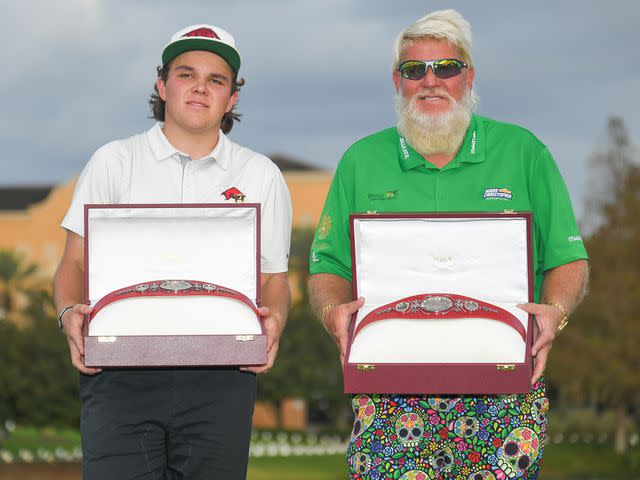 Ben Jared/PGA TOUR/Getty John Daly (left) and his son John Daly II in 2021.