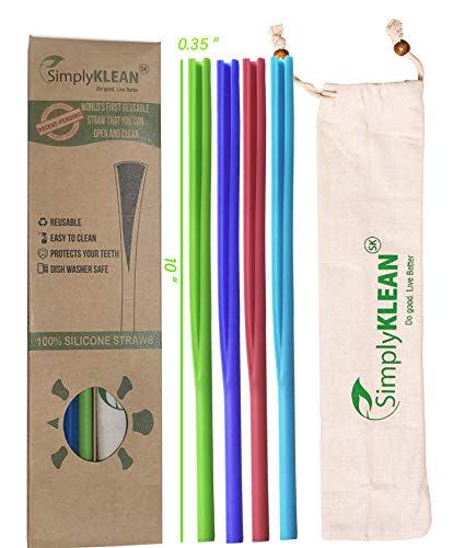 9) SimplyKLEAN Reusable Straws