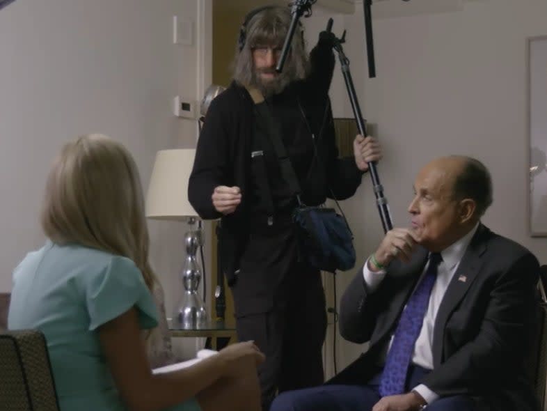 Rudy Giuliani’s scene has proved the most controversialAmazon Prime Video