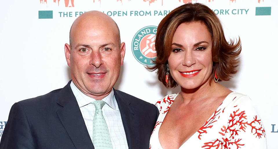 Tom D’Agostino Jr. and Luann D’Agostino attend the Roland-Garros reception at French Consulate on June 8, 2017. (Photo: Astrid Stawiarz/Getty Images)