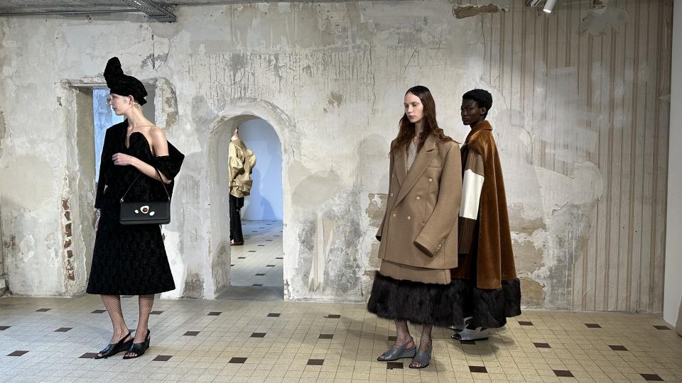 Looks from Niccolo Pasqualetti's fall 2023 collection