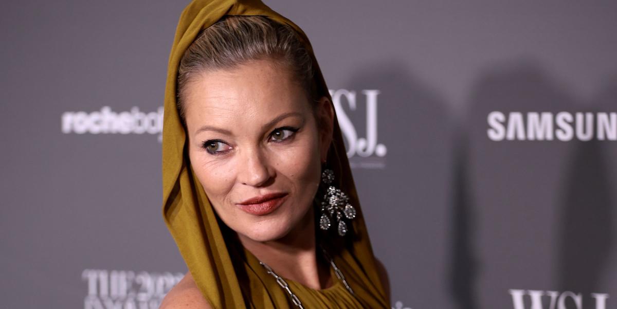 Kate Moss Takes The Naked Dress To New Heights In Sheer Hooded Gown