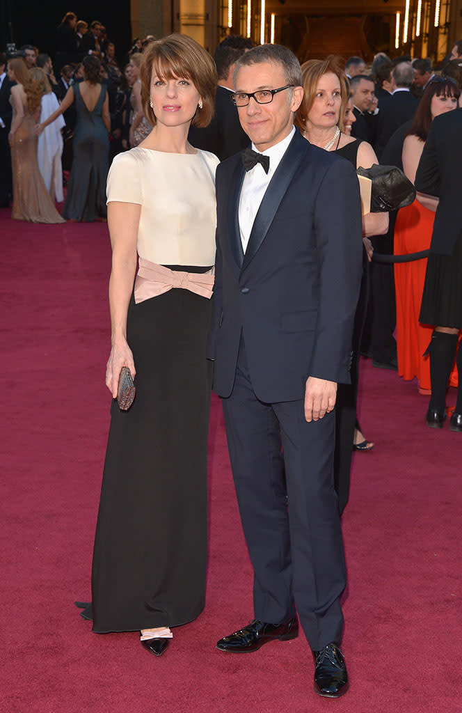 Christoph Waltz and Judith Holste