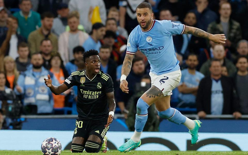 Manchester City vs Real Madrid player ratings: Kyle Walker shuts down Vinicius Jr - Reuters/Jason Cairnduff