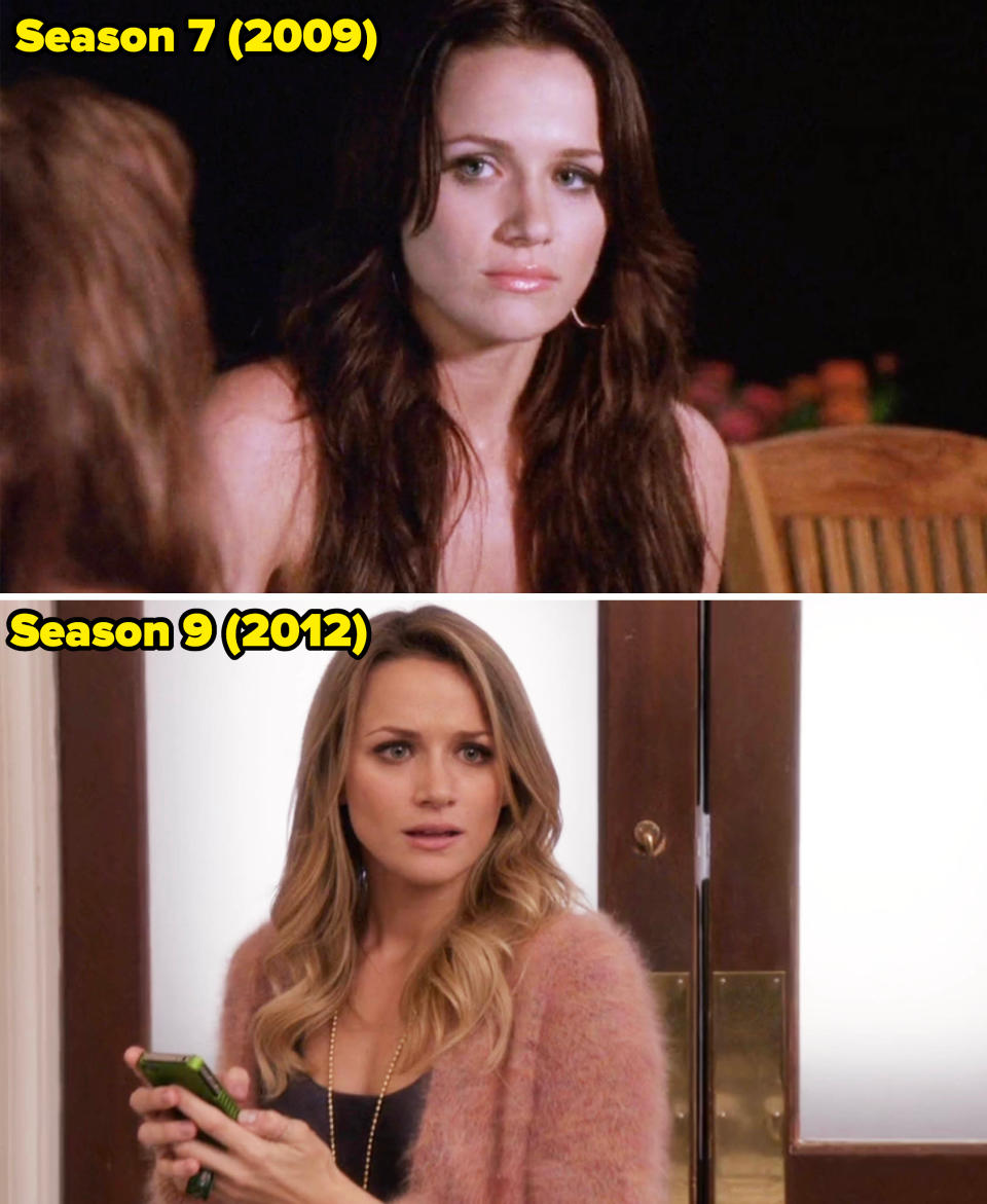 Shantel VanSanten as Quinn James on One Tree Hill