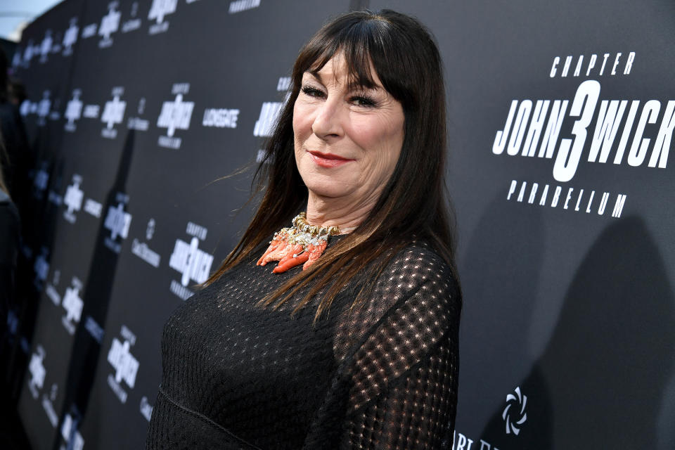 Anjelica Huston at the premiere of John Wick 3