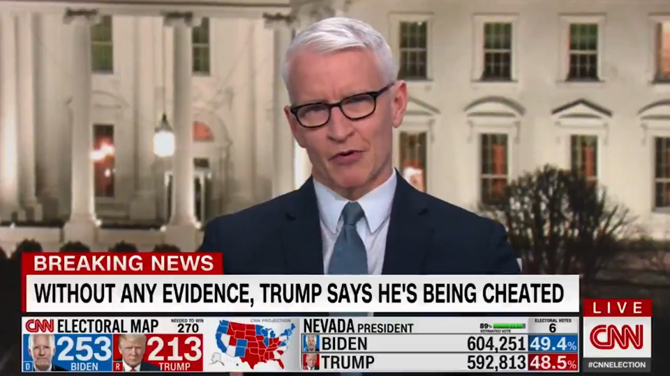 <p>He is flailing like an obese turtle in the sun': CNN's Anderson Cooper skewers Trump </p> (CNN)