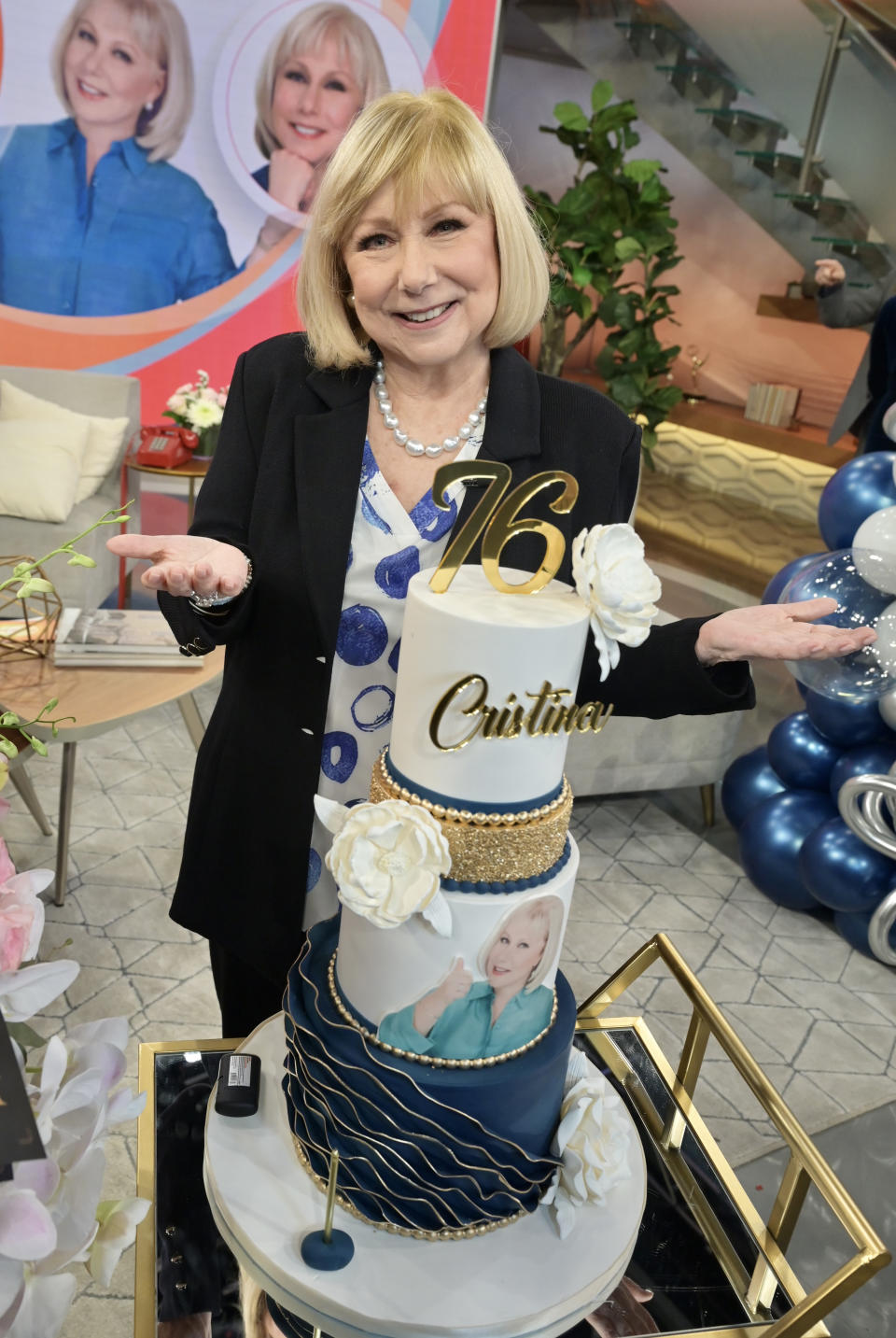 Cristina Saralegui celebró su 76 cumpleaños en 