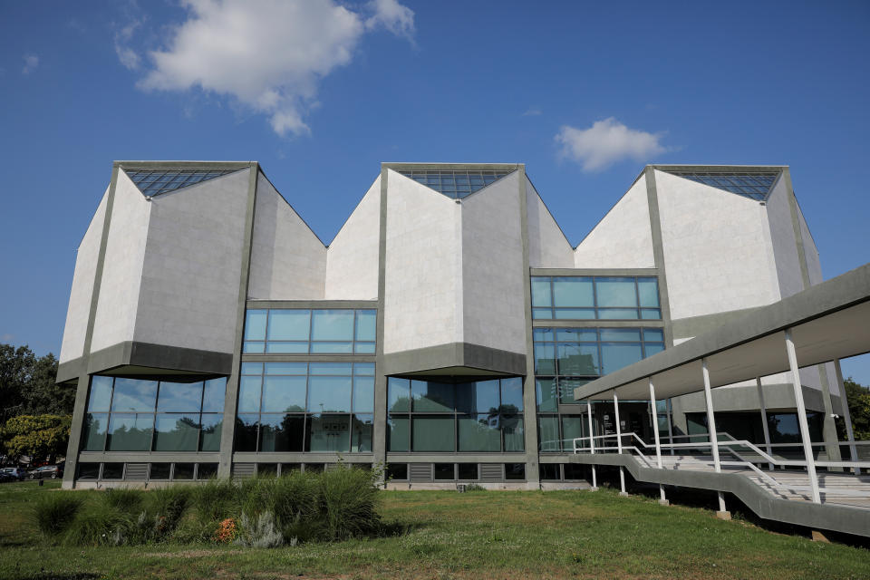 The Museum of Contemporary Art stands in Belgrade, Serbia. (Photo: Marko Djurica/Reuters)