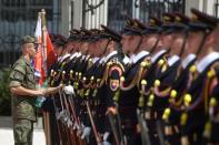 Slovakia's President Zuzana Caputova takes office in Bratislava