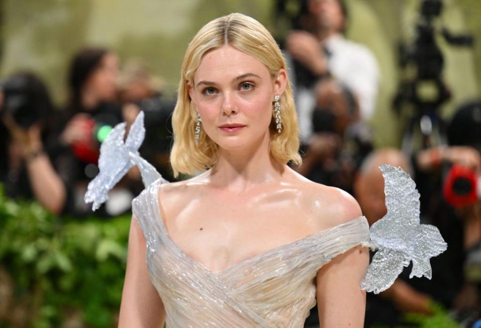 elle fanning at the 2024 met gala