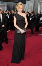 Melanie Griffith <br>Grade: B <br><br>The 54-year-old actress was a sophisticated lady in a one-shoulder black gown by Yves Saint Laurent.