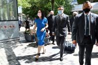 Huawei Technologies Chief Financial Officer Meng leaves court hearing in Vancouver, BC