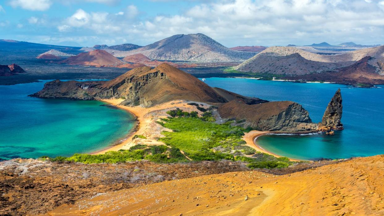 view from bartolome island