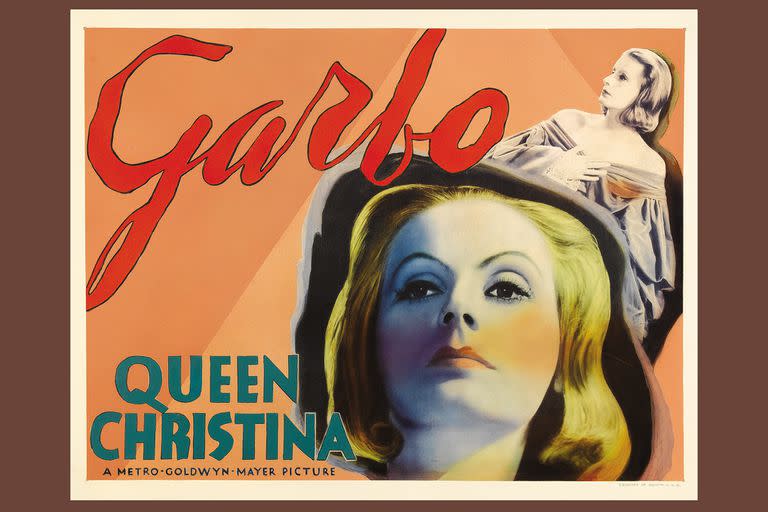 Póster original del film La reina Cristina (1933), protagonizado por Greta Garbo