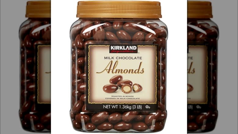 Kirkland Signature milk chocolate almonds