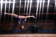 <p>Suni is the first Hmong-American to ever qualify for the Olympics. Her parents emigrated to the United States from Laos. (Photo by LOIC VENANCE/AFP via Getty Images)</p> 