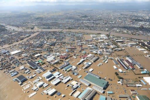 Typhoon Hagibis slammed into Japan, unleashing catastrophic flooding this year