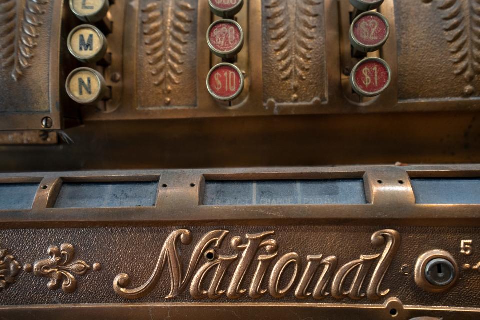 Bob Peltz will be restoring this National Cash Register (NCR), seen in his Big Boy Toys Restorations storage area Monday, June 6, 2022 in Lebanon. He fixes and restores pre-1975 vintage items like classic jukeboxes, Coke machines, pinball machines, etc.