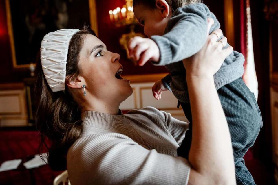 <p>Instagram/princesseugenie</p> Princess Eugenie and her son Ernest