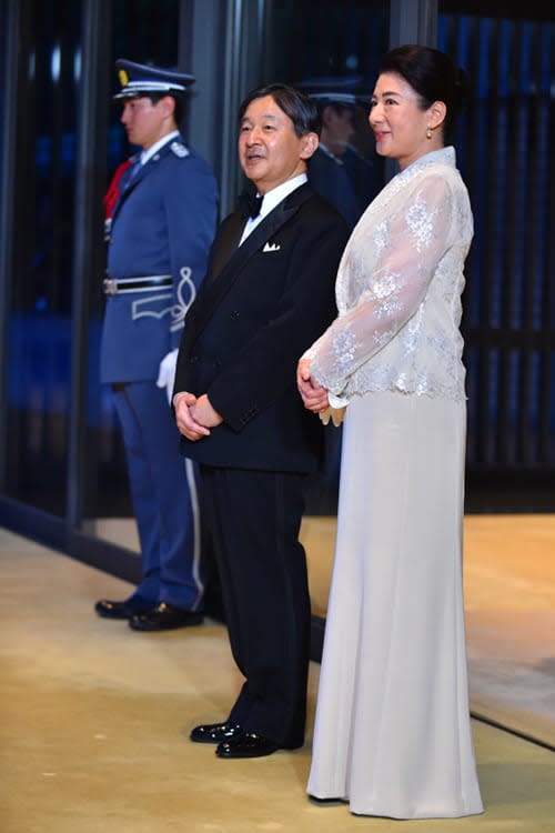 Masako y Naruhito en un acto de gala