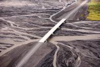 <p>One of the bridges over the glacial rivers in Southern Iceland. (Photo: Jassen Todorov/Caters News) </p>