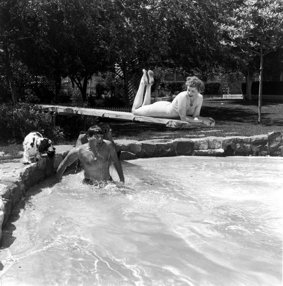 Rare Vintage Photos of Lucille Ball's Life at Home