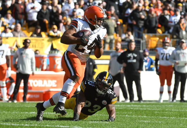 More credit for Nick Chubb who ranks first in elusiveness per PFF