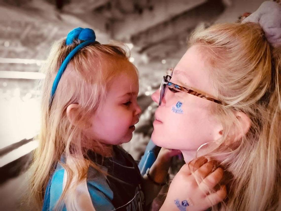 Mackenzie Hopkins is pictured with her daughter, Bella. Family members say Bella does not demonstrate that she remembers the January 2022 attack but still talks about her mother.