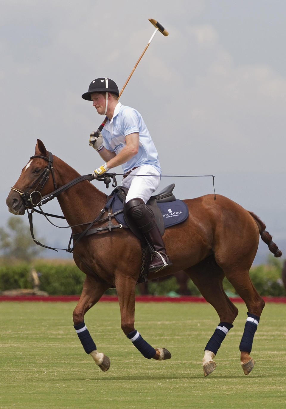 Britain's Prince Harry plays a charity polo match in Campinas, Brazil, Sunday March 11, 2012. Prince Harry is in Brazil at the request of the British government on a trip to promote ties and emphasize the transition from the upcoming 2012 London Games to the 2016 Olympics in Rio de Janeiro. (AP Photo/Andre Penner)