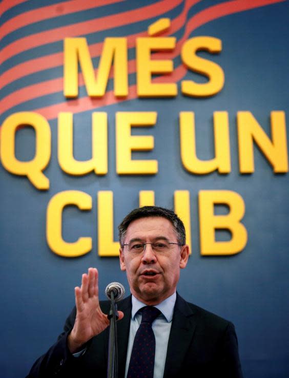 Bartomeu is under pressure from the fans (EPA)