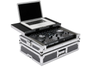 <p>La flight case è il desk numero uno per dj che vogliono essere subito considerati super professionali. Si tratta della custodia a forma di valigetta che diventa poi il banco per la console. Tra le più gettonate c’è la Magma Dj Controller Workstation S2 che misura 59 x 40 x 20 cm all’esterno e 44 x 36 x 7 cm all’interno. Prezzo: 155,02 euro su amazon.it </p>