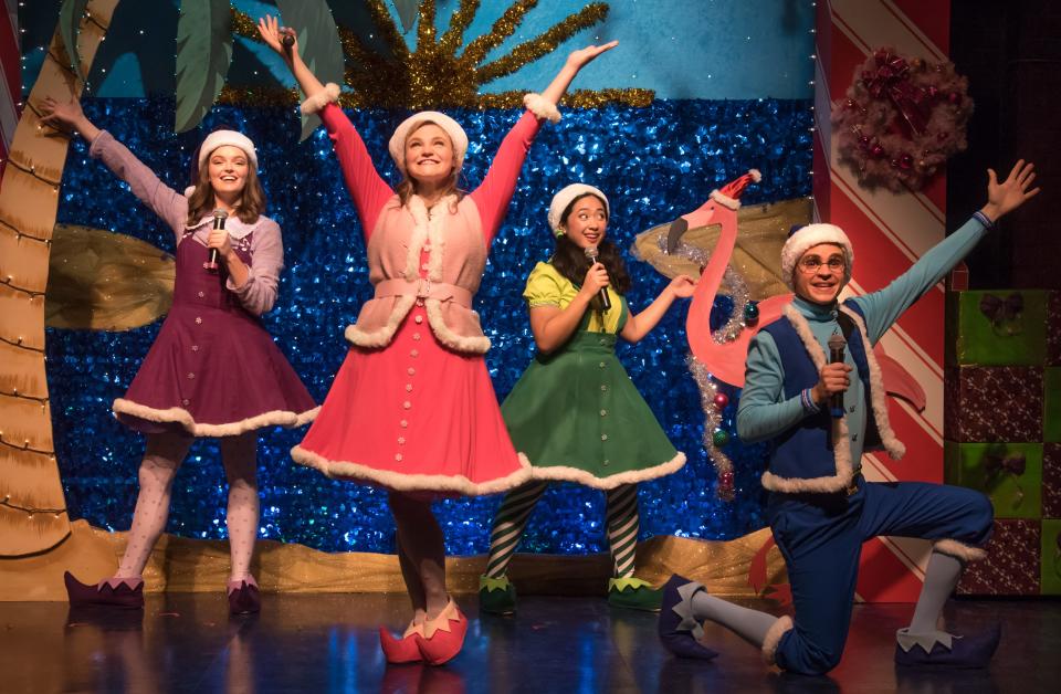 A scene from the 2021 production of Florida Studio Theatre’s Children’s Theatre production of “Deck the Halls.”