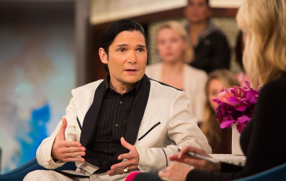 Corey Feldman (pictured here last month) has revealed the identity of the second man who he says sexually abused him when he was young. Source: Getty