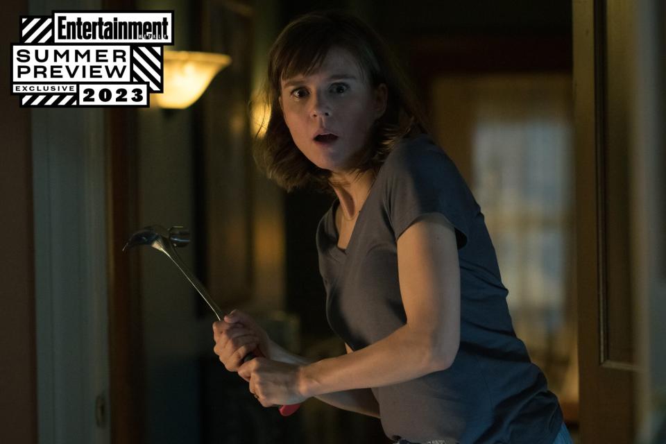 Katja Herbers as Kristen Bouchard in Evil Episode 2, Season 4 streaming on Paramount +, 2023. Photo Credit: Elizabeth Fisher/Paramount+