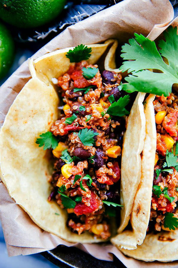 <p>Way better than a basic quinoa bowl.</p><p>Get the recipe from <a href="http://www.chelseasmessyapron.com/crockpot-mexican-quinoa-tacos/" rel="nofollow noopener" target="_blank" data-ylk="slk:Chelsea's Messy Apron;elm:context_link;itc:0;sec:content-canvas" class="link ">Chelsea's Messy Apron</a>.</p>