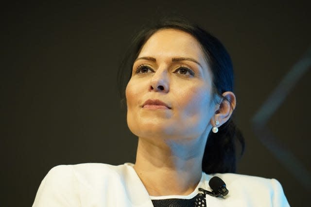 Home Secretary Priti Patel pledged to 