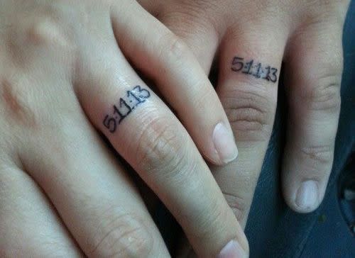 30+ Unisex Wedding Ring Tattoos for Couples - 100 Tattoos | Finger tattoos  for couples, Ring tattoo designs, Ring finger tattoos