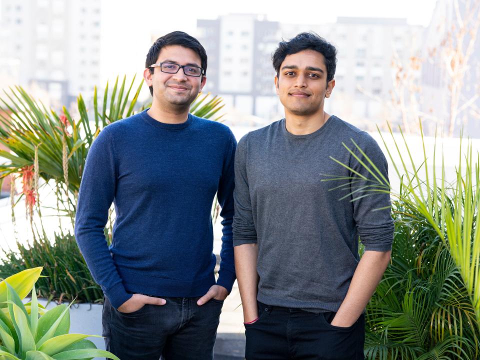 Memora Health co-founders Manav Sevak (CEO, left) and Kunaal Naik (CTO, right)