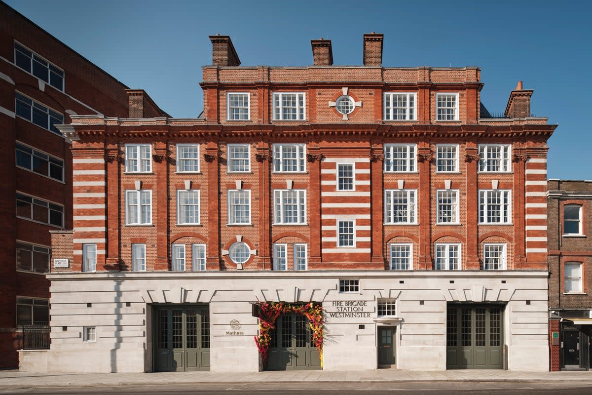 The Grade II-listed Westminster Fire Station near Victoria has been divided up into 17 apartments  (Nick Rochowski Photography)