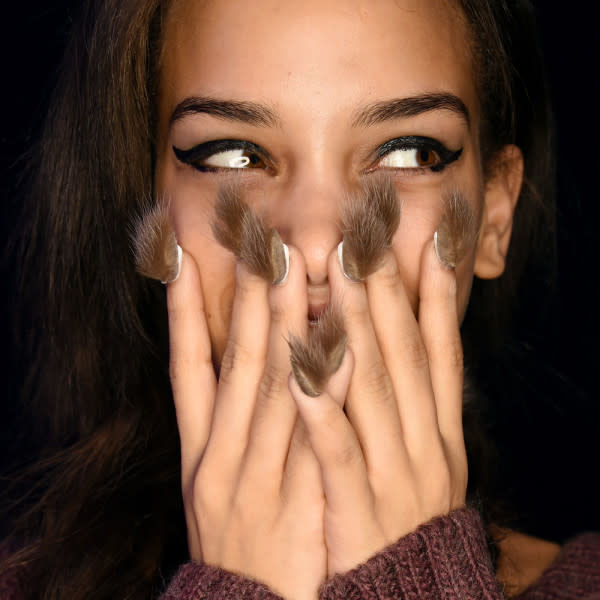 Fuzzy Nails Libertine CND Fall 2016