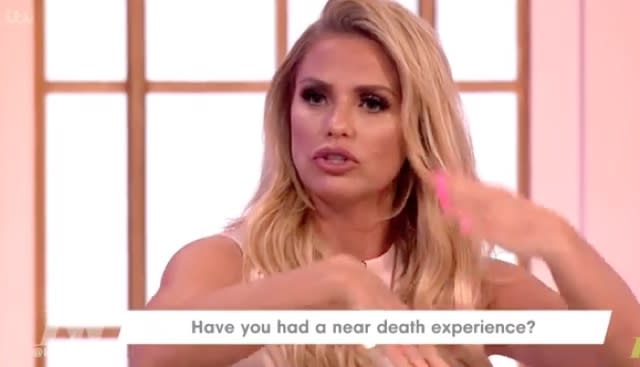 Katie Price says husband saved her life on holiday