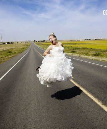 This Australian bride trashed her dress across 50 states of America.