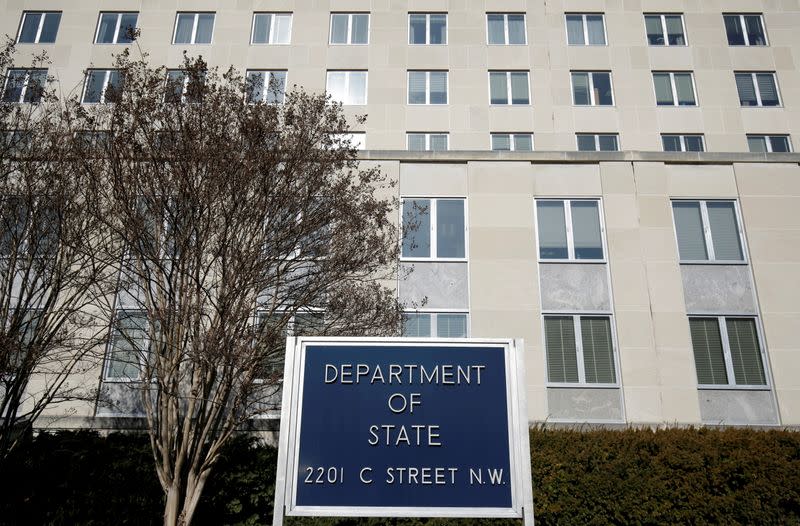 FILE PHOTO: FILE PHOTO: The State Department Building is pictured in Washington