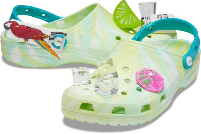 Crocs x Margaritaville Deliver Happy Hour With Whimsical Clogs & Shot Glass  Jibbitz