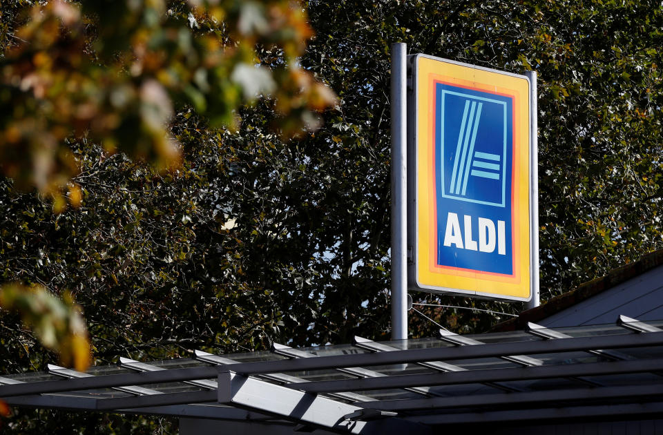 An Aldi superstore is seen in London, Britain, September 29, 2018. Picture taken September 29, 2018. REUTERS/Peter Nicholls