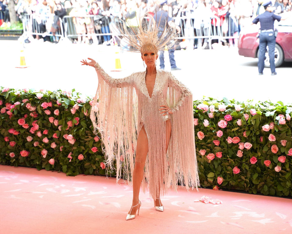 NEW YORK, NY - MAY 6: Celine Dion attends The Metropolitan Museum Of Art's 2019 Costume Institute Benefit "Camp: Notes On Fashion" at Metropolitan Museum of Art on May 6, 2019 in New York City. (Photo by Sean Zanni/Patrick McMullan via Getty Images)