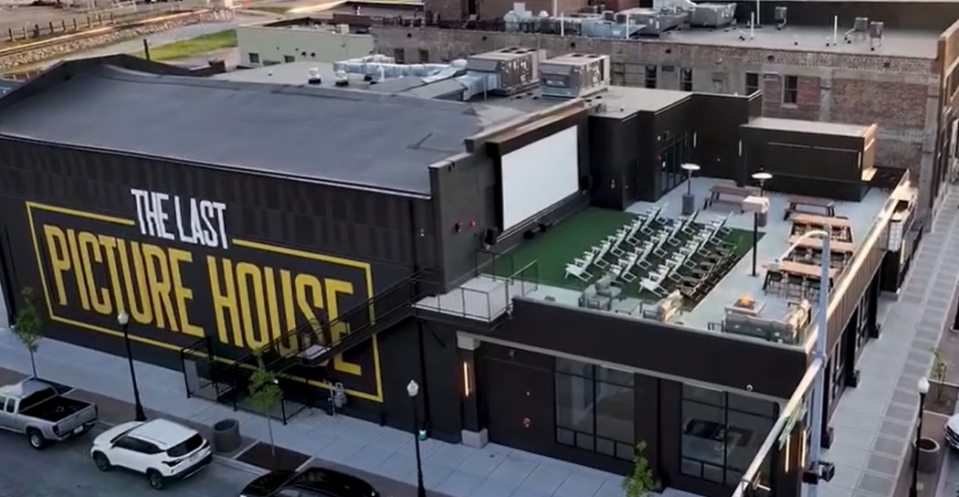 The Last Picture House, 325 E. 2nd St., Davenport, has a new rooftop bar and outdoor screen.