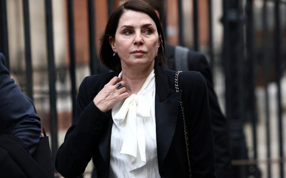 Actress Sadie Frost leaves the High Court in London - REUTERS/Henry Nicholls