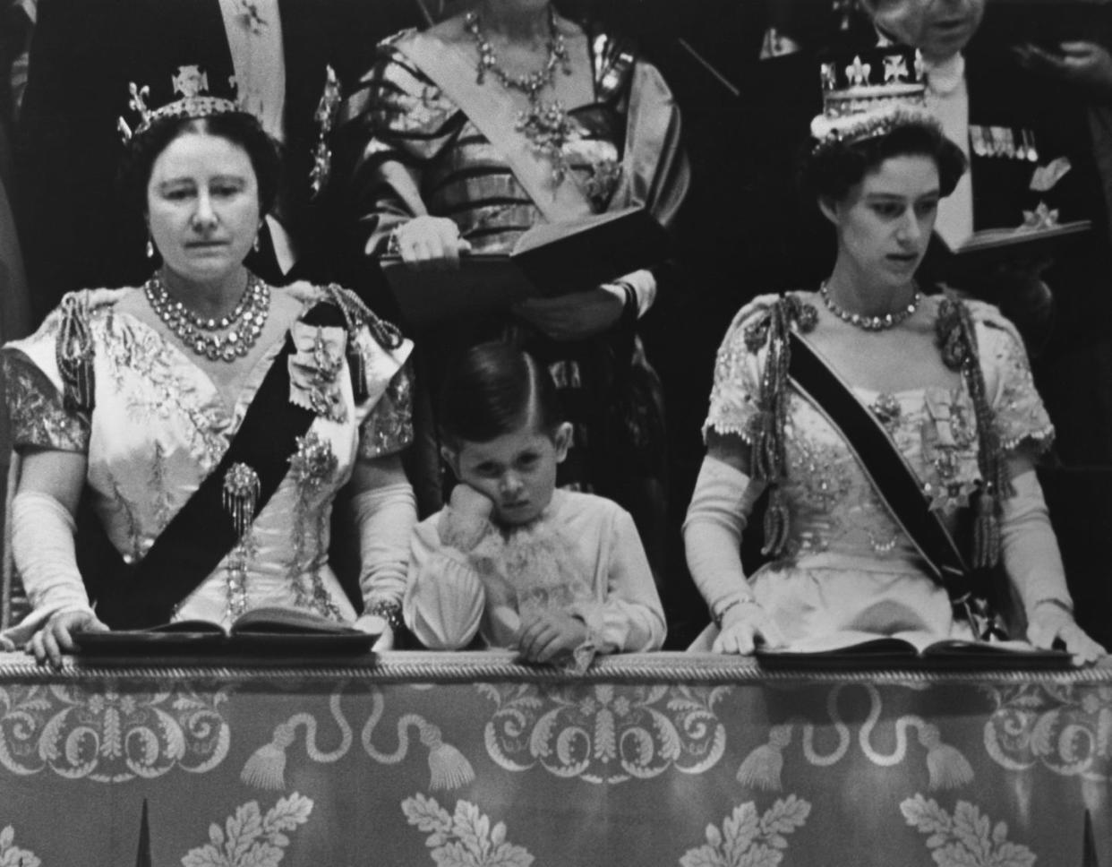 royal family at coronation